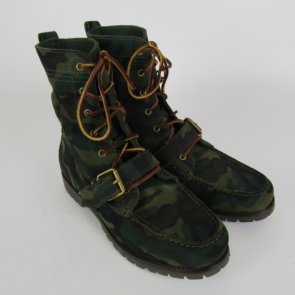 camouflage polo boots